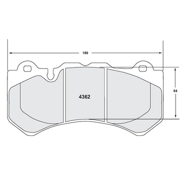 PFC Brake Pads 4362.08.19.44 (Front)